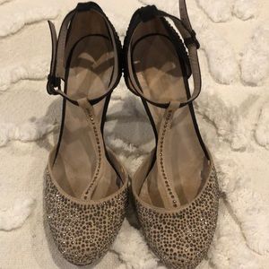 Zara rhinestone heels